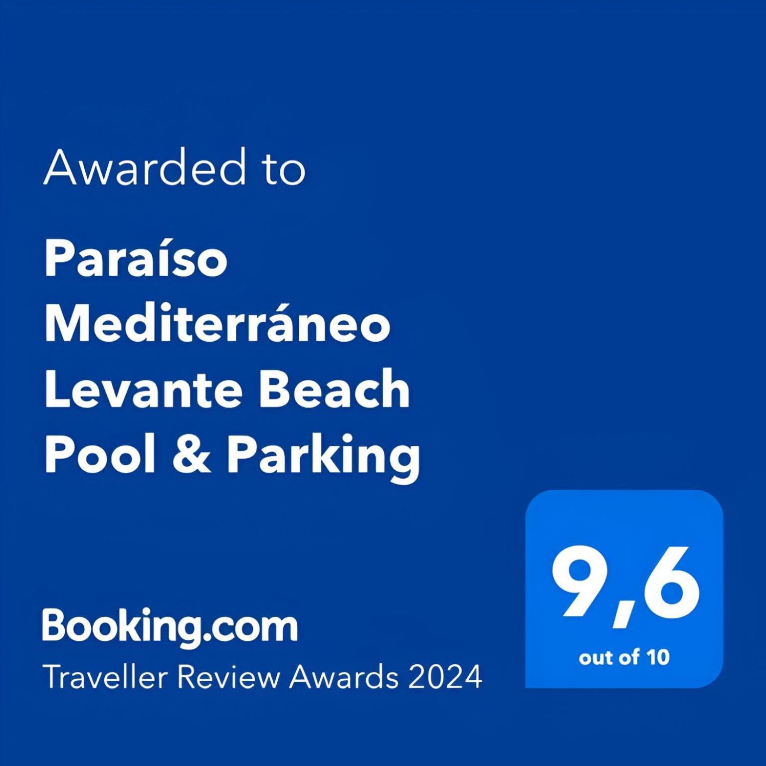 Paraiso Mediterraneo Levante Beach Pool & Parking Benidorm Kültér fotó